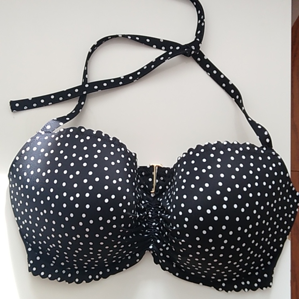Victoria's Secret Polka Dot Bikini Top 38DD